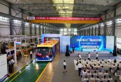 中車首款新能源機(jī)場擺渡車正式發(fā)布